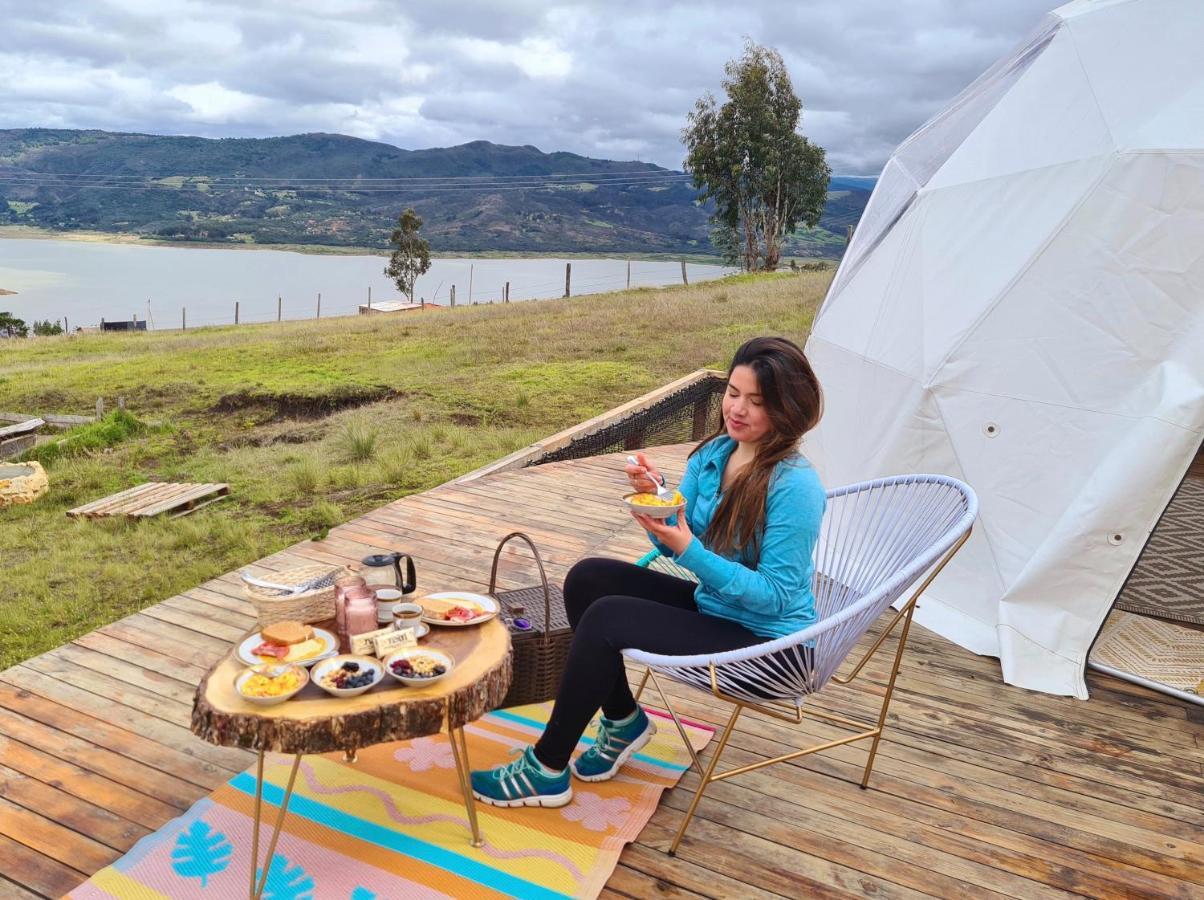Hotel Andes Glamping Guatavita Exterior foto