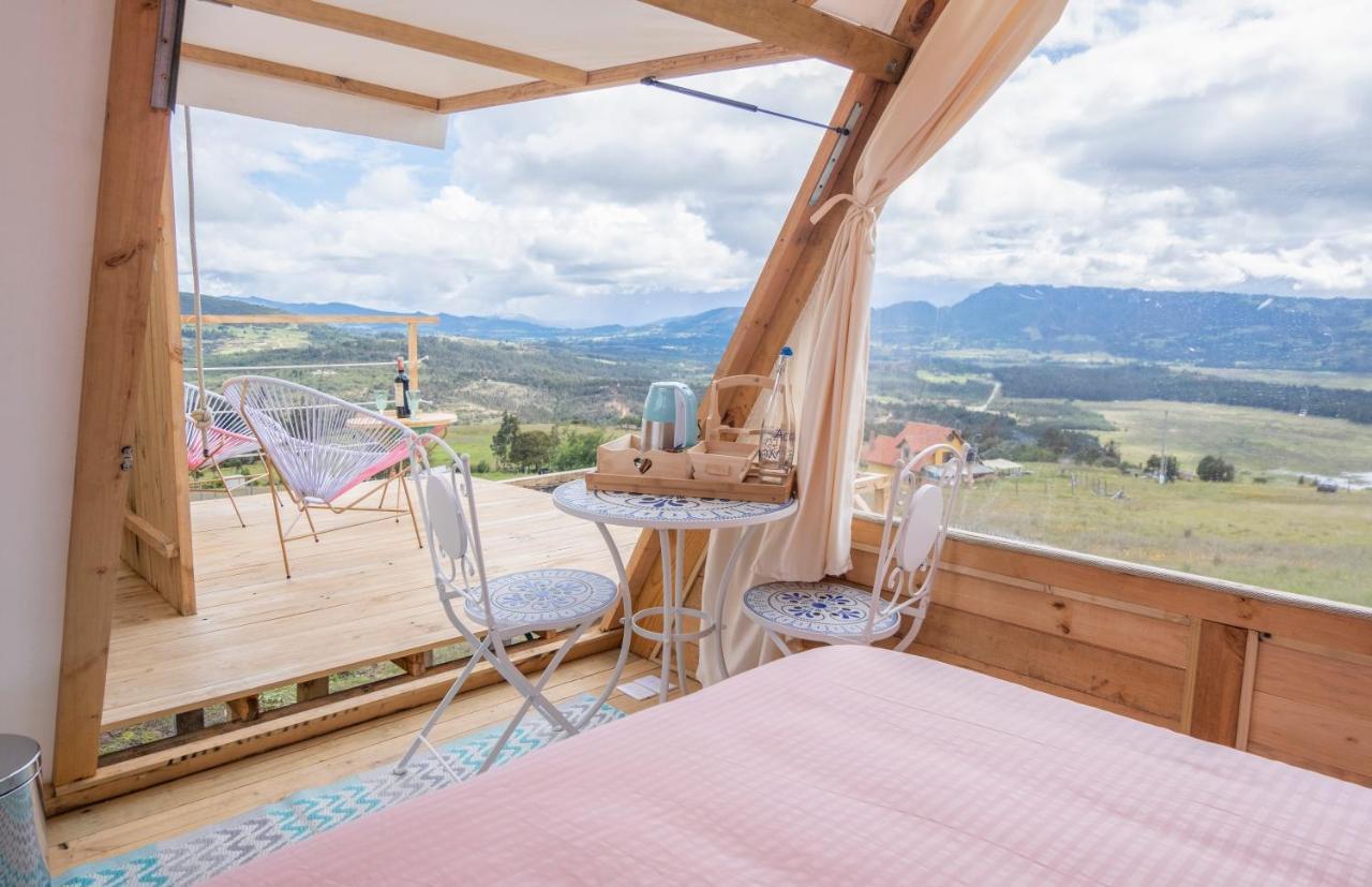 Hotel Andes Glamping Guatavita Exterior foto